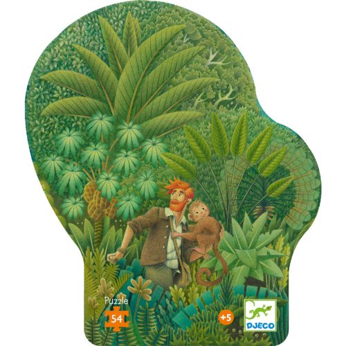 Formadobozos puzzle - Dzsungel puzzle, 54 db-os - In the Jungle