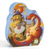 Formadobozos puzzle - Vaillant és a sárkány, 54 db-os - Vaillant and the dragon