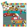 Formadobozos puzzle - Versenyautó, 16 db-os - The racing car