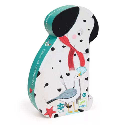 Formadobozos puzzle - Oli a dalmata kutyus, 24 db-os - Ollie, the Dalmatian
