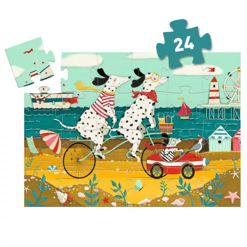 Formadobozos puzzle - Oli a dalmata kutyus, 24 db-os - Ollie, the Dalmatian