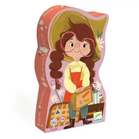   Formadobozos puzzle - Mia utazása, 36 db-os - Mia's Journey