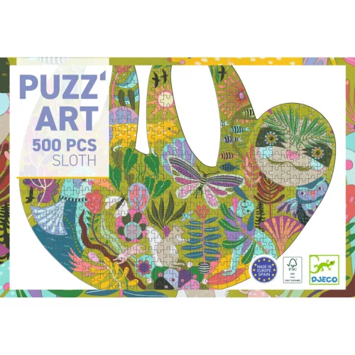 Művész puzzle - Lajhár, 500 db-os - The sloth