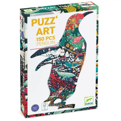 Művészeti puzzle - Pingvin, 150 db-os - Penguin