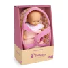 Játékbaba Mini, 20 cm - Barbara mózeskosárral