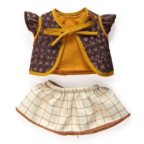 Játékbaba kiegészítő, babaruha - Szettecske - Outfit Capucine
