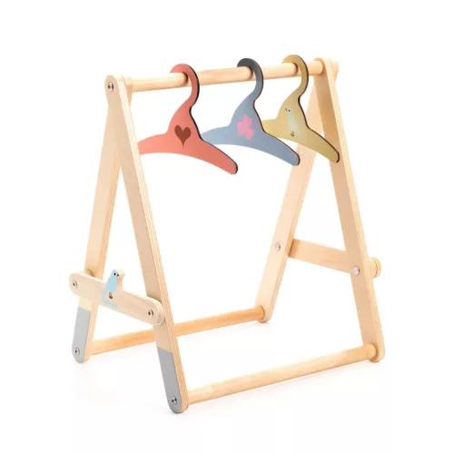 Ruhafogas 3 vállfával - Clothes Rack and 3 hangers