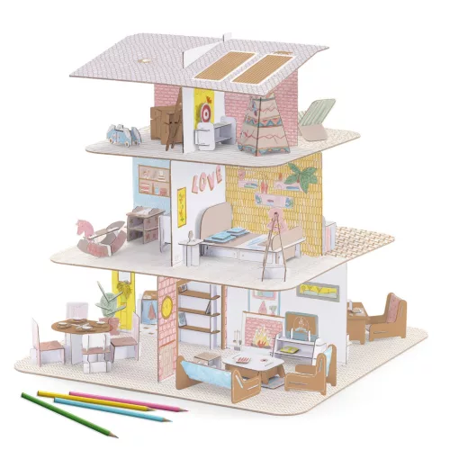 Készítsd magad! - Baba ház bútorokkal 3D-ben - Doll’s house