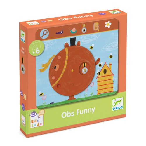 Fejlesztő játék, megfigyelés - Keress és pörgess, Tréfás - Eduludo Obs Funny