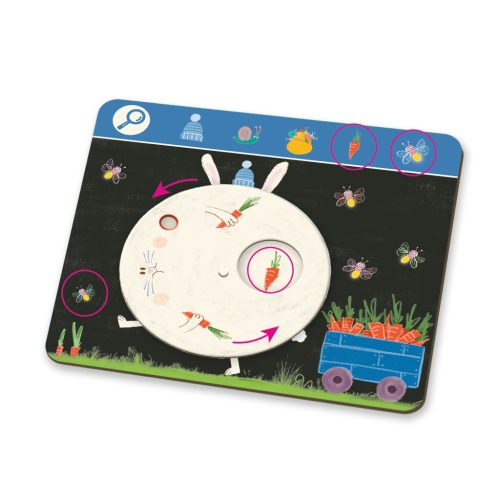 Fejlesztő játék, megfigyelés - Keress és pörgess, Tréfás - Eduludo Obs Funny