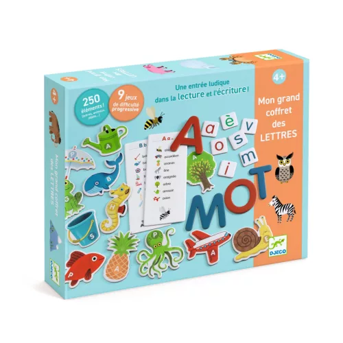 Fejlesztő játék - Csak Francia nyelvre - Grand coffret Lettres