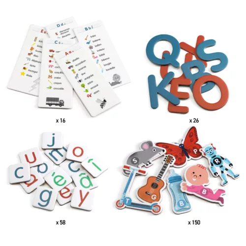 Fejlesztő játék - Csak Francia nyelvre - Grand coffret Lettres