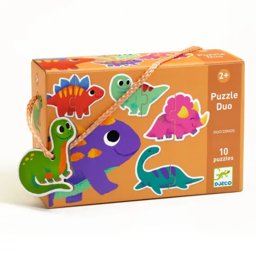 Párosító puzzle - Dinócskák - Duo Dinos