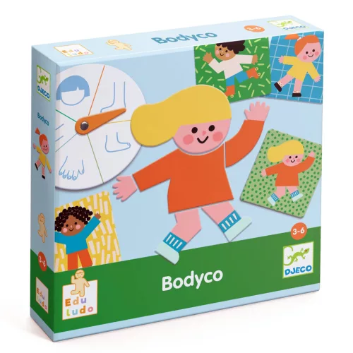 Fejlesztő játék - Testrészek, bingó - Bodyco
