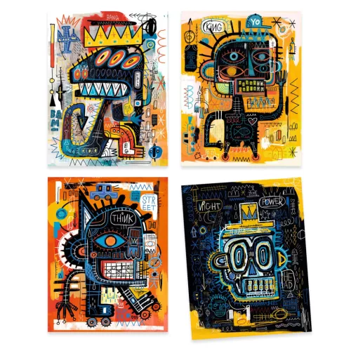Művészeti műhely - Brooklyn - Inspired by Jean-Michel BASQUIAT