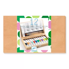   Művészeti műhely - Festő készlet - 12 Gouaches - Artist’s box