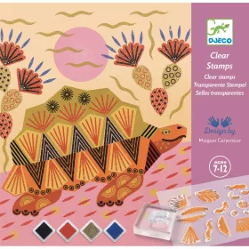   Kreatív nyomdakészlet - Minták és állatok - Patterns and animals