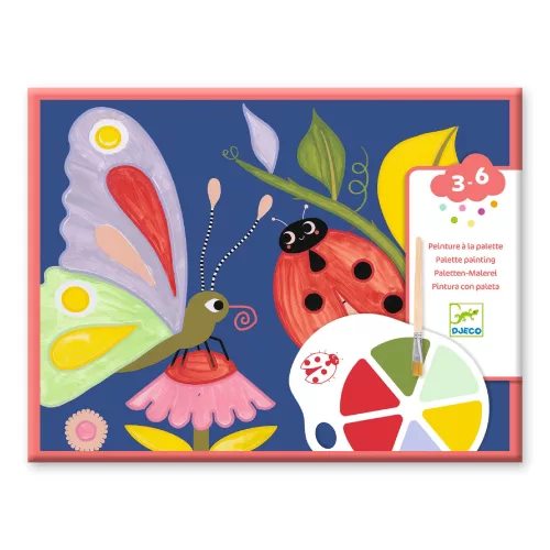 Palettafestés - Röpködők - Palette painting - Creepy crawlies