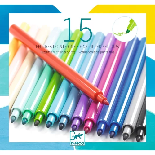 Filctoll készlet - Harmónia, 15 színű - Pacific