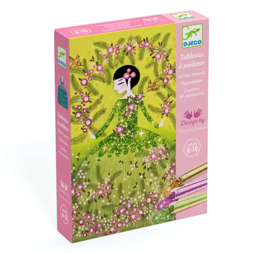 Csillámkép készítés - Csillogó ruhák - Glitter dresses