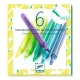 Szövegkiemelő toll készlet 6 csillámos színben, Mojito - Set of 6 glitter highlighters, Mojito