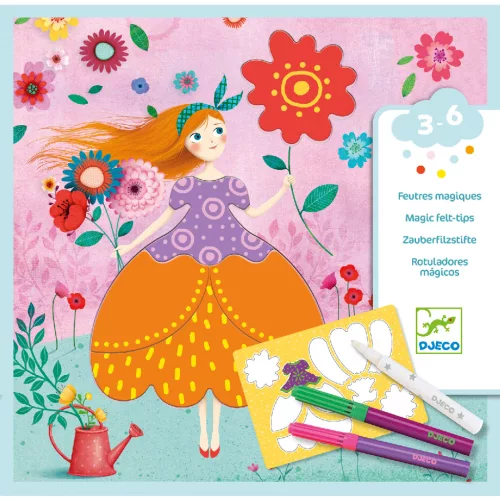 Színezés és mintakészítés varázsfilccel - Méri szép ruhái - Marie's pretty dresses