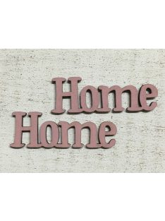 Fa "Home" felirat antikrózsa 2db/csomag