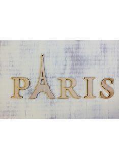   Natúr fa - "PARIS" felirat Eiffel toronnyal - KIFUTÓ