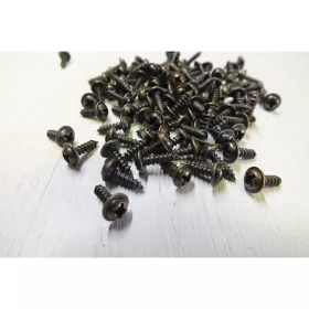 Csavar púpos 3*10mm antikbronz 100db/csomag