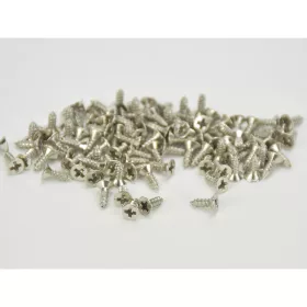 Csavar 2*6mm ezüst 100db/csomag