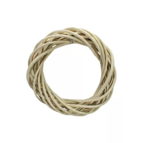 Vessző koszorú krém 20cm