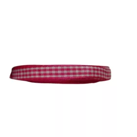 Kockás szalag pink 1cm