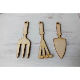 Natúr fa - Kerti szerszámszett 10cm 3db/csomag