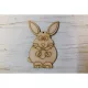 Natúr fa - Funny bunny 10cm