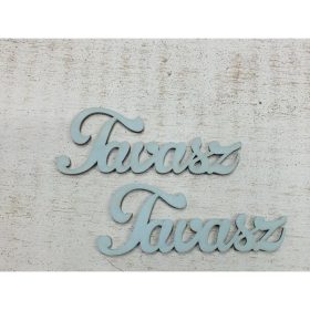Fa "Tavasz" felirat babakék 2db/csomag