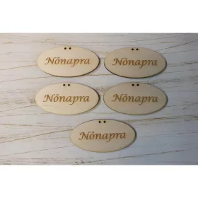   Natúr fa - "Nőnapra" ovál tábla 5db/csomag kifutó