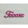 Fa "Tavasz" felirat magenta 15cm