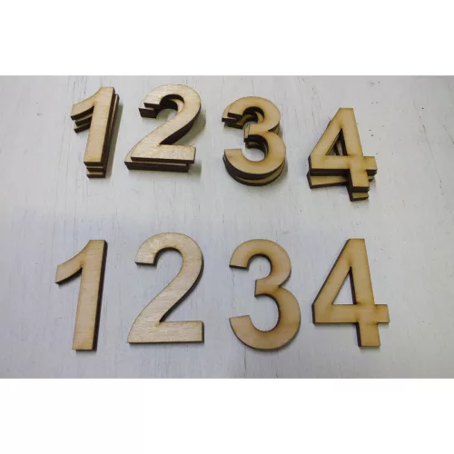 Natúr fa - Adventi számok 16db/csomag