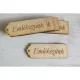 Natúr fa - "Emlékezünk" scrapbook tábla 3x8cm 5db/csomag