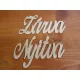 Natúr fa - "Zárva-Nyitva" tábla írott 10x20cm
