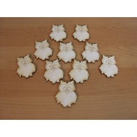 Natúr fa - Bagoly 5cm 10db/csomag