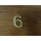 Natúr fa - Számok 6-os 10db/csomag
