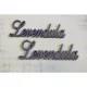 Fa - "Levendula" felirat lila 2db/csomag