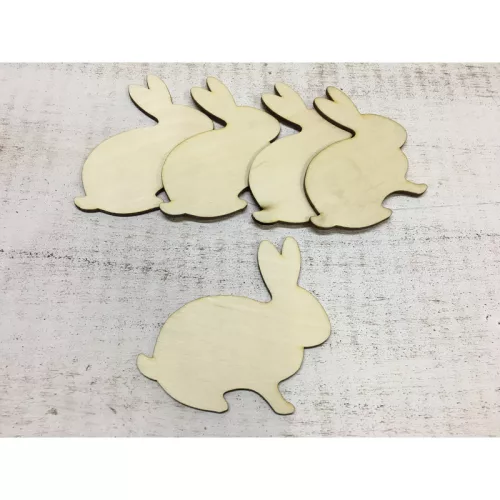 Natúr fa - Nyúl lyuk nélkül 10cm 5db/csomag