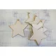Natúr fa - Csillag 10cm 5db/csomag
