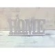 Fa "Home" felirat talppal fehér 25cm