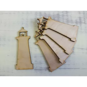 Natúr fa - Világítótorony 9cm 5db/csomag