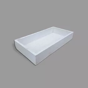 Dekoláda fehér kicsi 20x10cm, mag:3,2cm