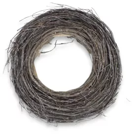 Fészek koszorú szürke 25cm