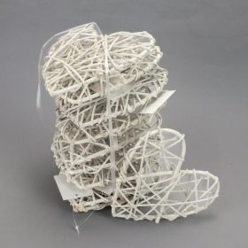 Fonott hálós szív 15cm 10db/csomag - OKOSÁR!